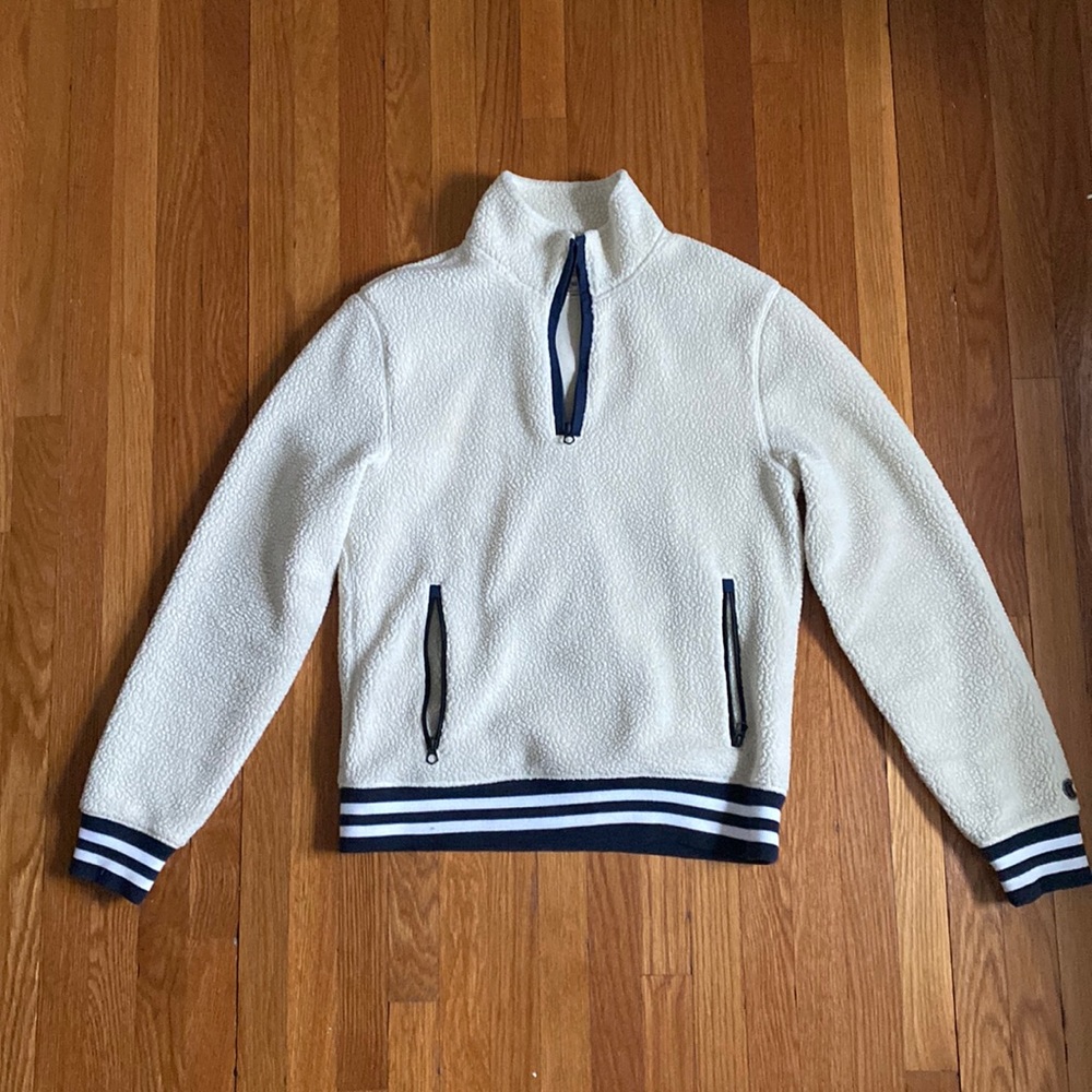 Todd Snyder Champion Quarter-Zip Fleece Pullover